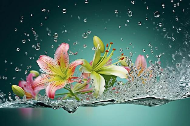 flores en el agua - Cómo mantener una flor en alcohol