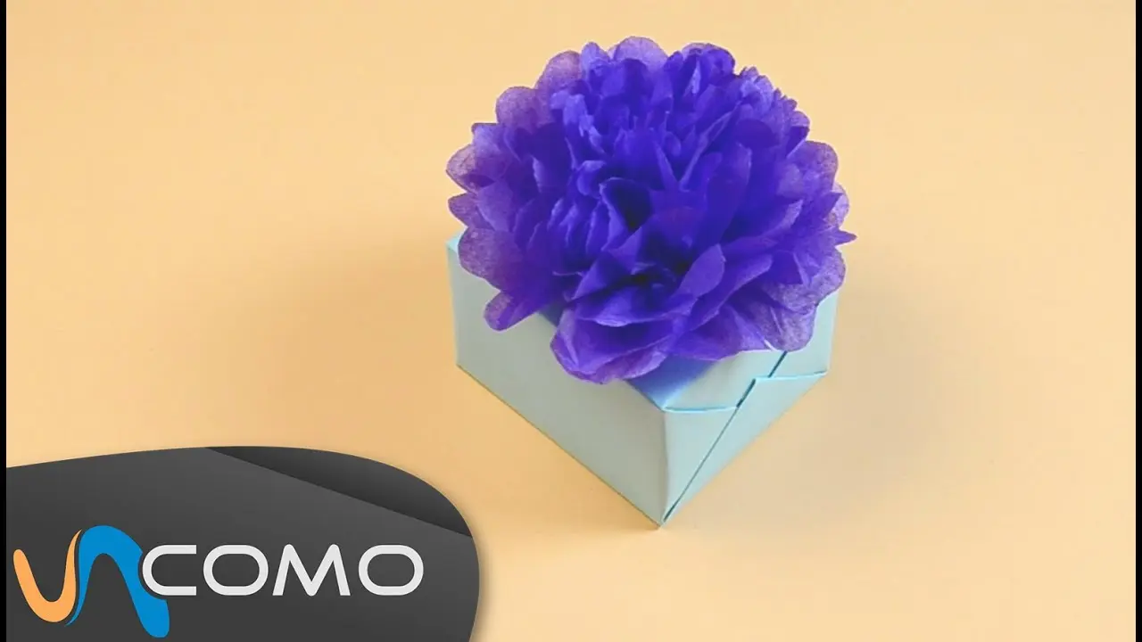 Cómo hacer flores con papel de regalo - Cómo se llama el papel que se le pone a los regalos como hacer flores con papel de regalo - Cómo se llama el papel que se le pone a los regalos