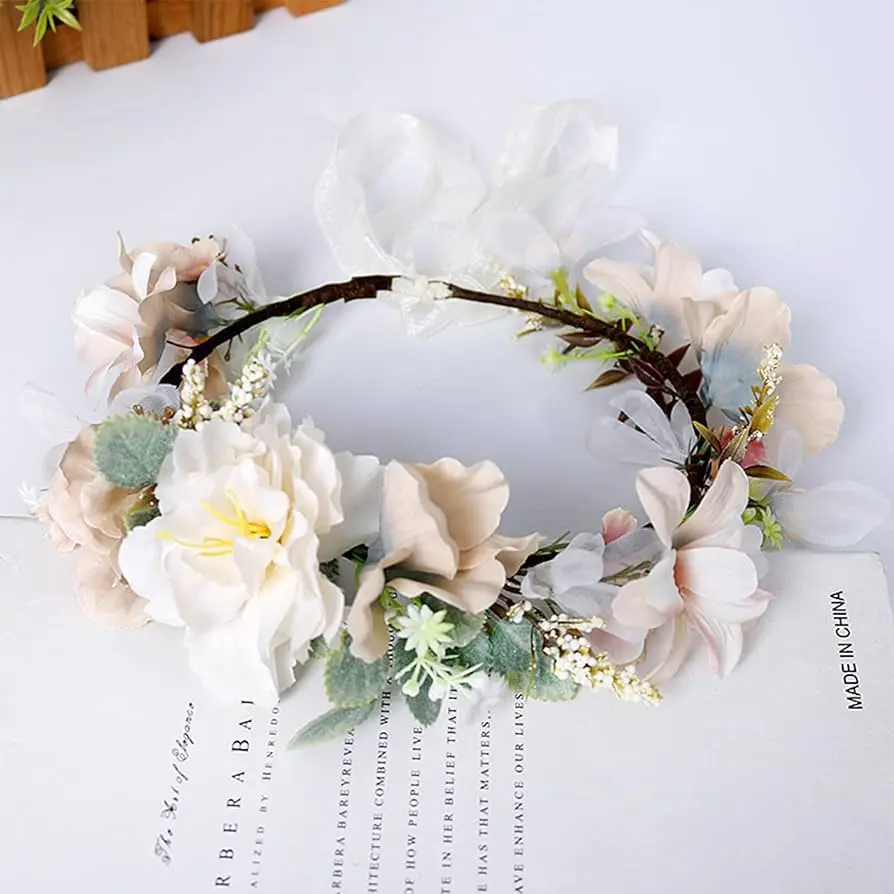 Corona con flores para cabello: Un accesorio delicado y romántico - Cómo se llama la corona de flores en inglés corona con flores para cabello - Cómo se llama la corona de flores en inglés