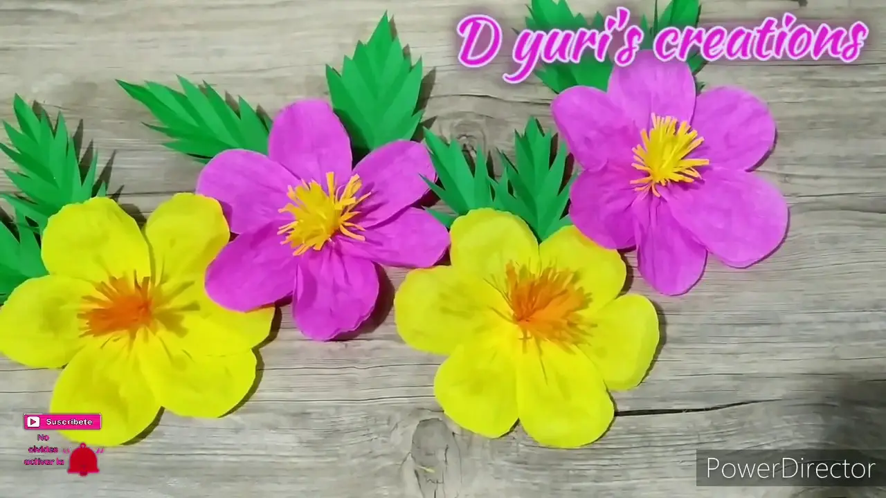 flores hawaianas de papel - Cómo se llama la flor de Moana