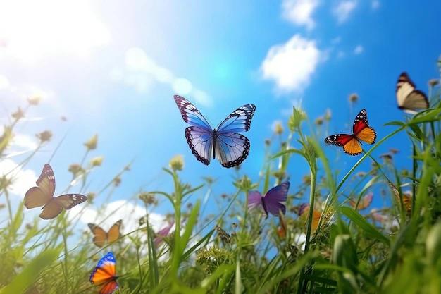 paisajes con flores y mariposas reales - Cuál es la mariposa más pequeña del mundo