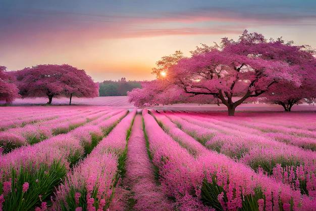 Campo de Flores Rosas: Belleza y Encanto en la Naturaleza - Cuándo es la temporada de las rosas campo flores rosas - Cuándo es la temporada de las rosas