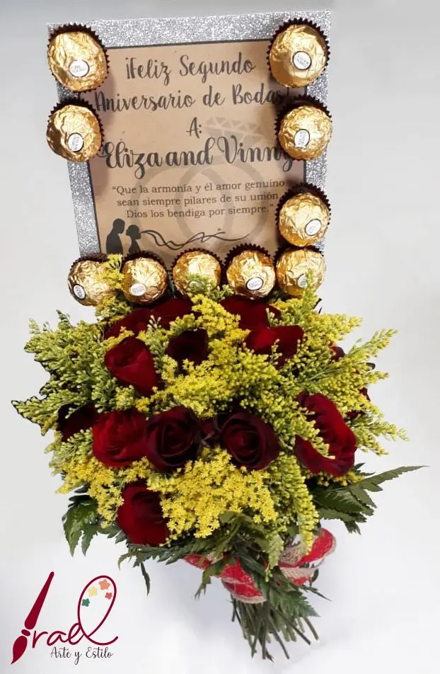 Ramo de flores para aniversario de bodas: el regalo perfecto para expresar amor - Qué color de flores para aniversario ramo de flores aniversario de bodas - Qué color de flores para aniversario