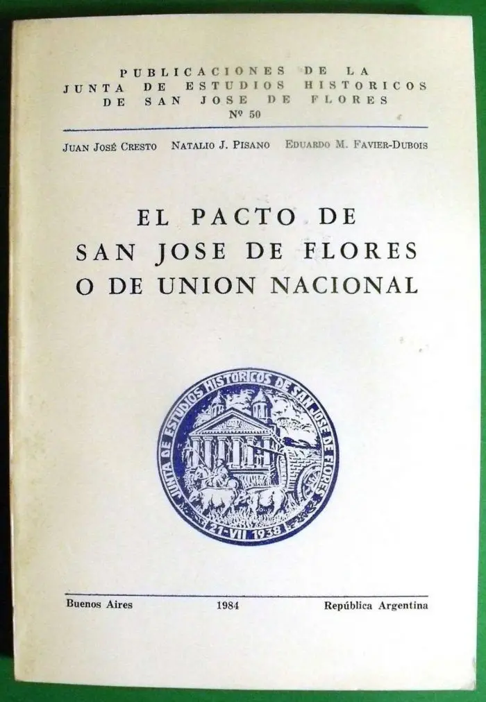 pacto de san josé de flores participantes - Qué estableció el Pacto de San José