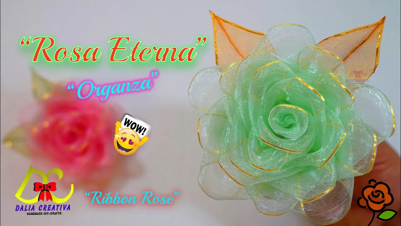 Cómo hacer flores de organza para ramos - Qué hacer con tela de organza como hacer flores de organza para ramos - Qué hacer con tela de organza