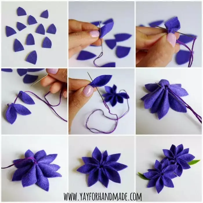 flores de tela paso a paso - Qué materiales se utilizan para hacer flores de tela