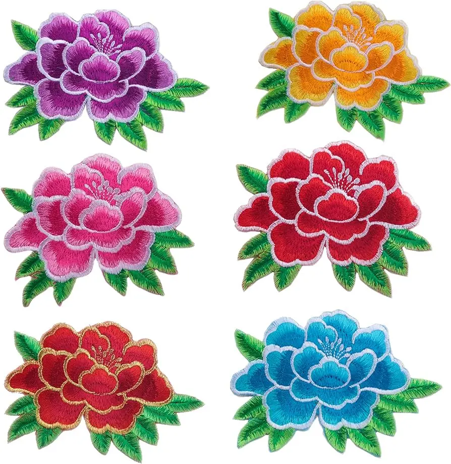 Parches flores bordadas: una forma única de personalizar tu ropa - Qué son los parches bordados parches flores bordadas - Qué son los parches bordados