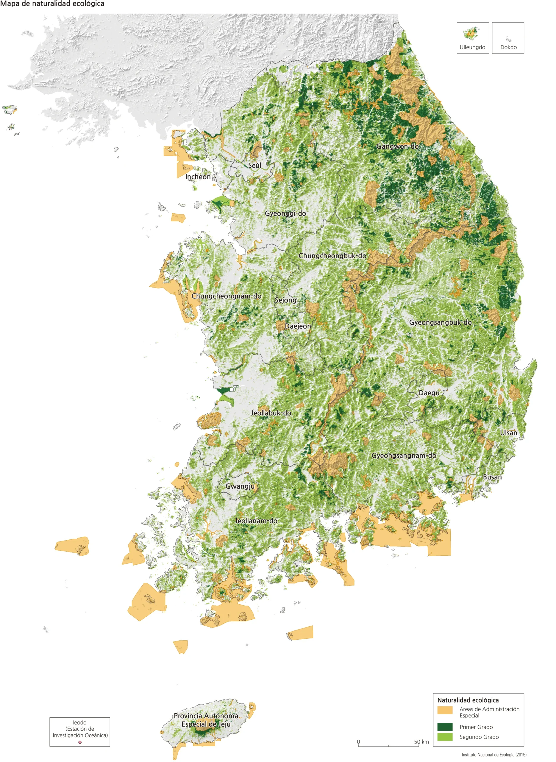 corea del sur flora y fauna - Qué tipo de bioma tiene Corea del Sur