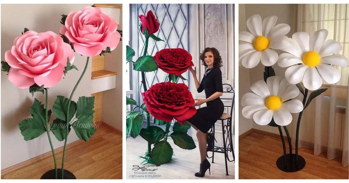 Flores gigantes de papel: una belleza artesanal - Qué tipo de papel se usa para hacer flores gigantes flores gigantes de papel - Qué tipo de papel se usa para hacer flores gigantes