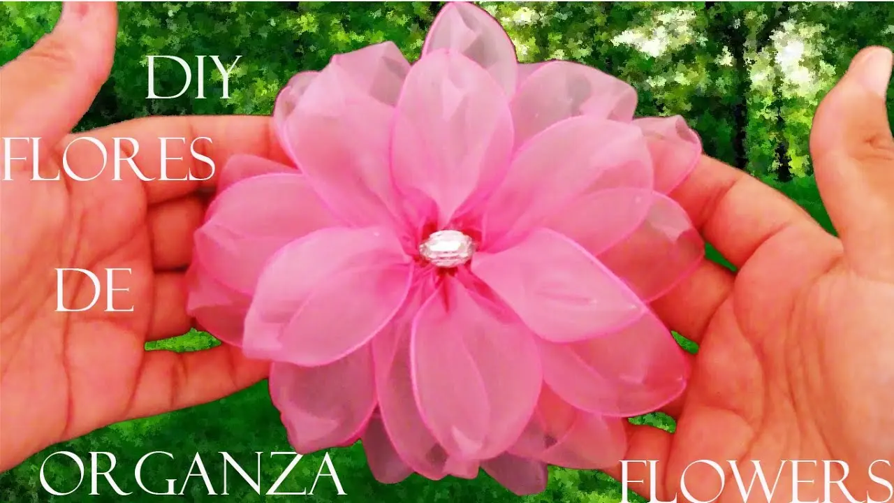 flor de organza - Qué tipo de tela es la organza